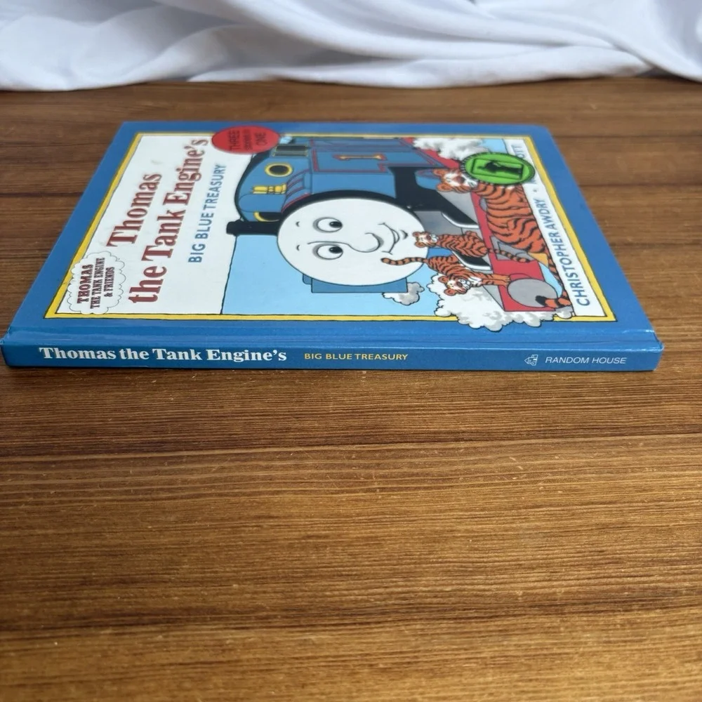 1995 Thomas the Tank Engine Big Blue Treasury Hardcover Illustrated